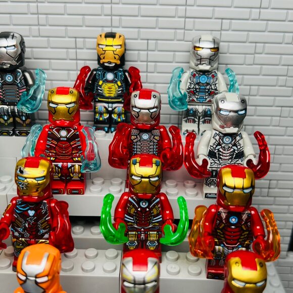 Iron Man Legion Avengers Custom Minifigures Lot of 32 - Picture 7 of 8